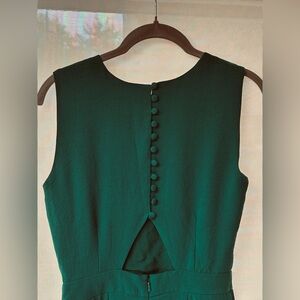 Sézane Vani Green Jumpsuit